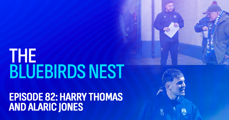 HaverfordwestFC's tweet photo. PLAYING NOW ▶️: Episode 82 of #TheBluebirdsNest with @harry11thomas and @AlaricJones! 🎙️