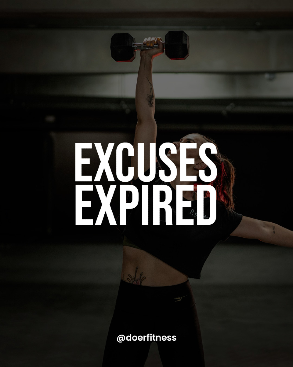 DoerFitness's tweet photo. Ya no hay lugar para los “mañana empiezo” o los “no tengo tiempo”.
Tu momento es ahora.
Hacelo por vos. 💪 https://t.co/zovjMdOc67