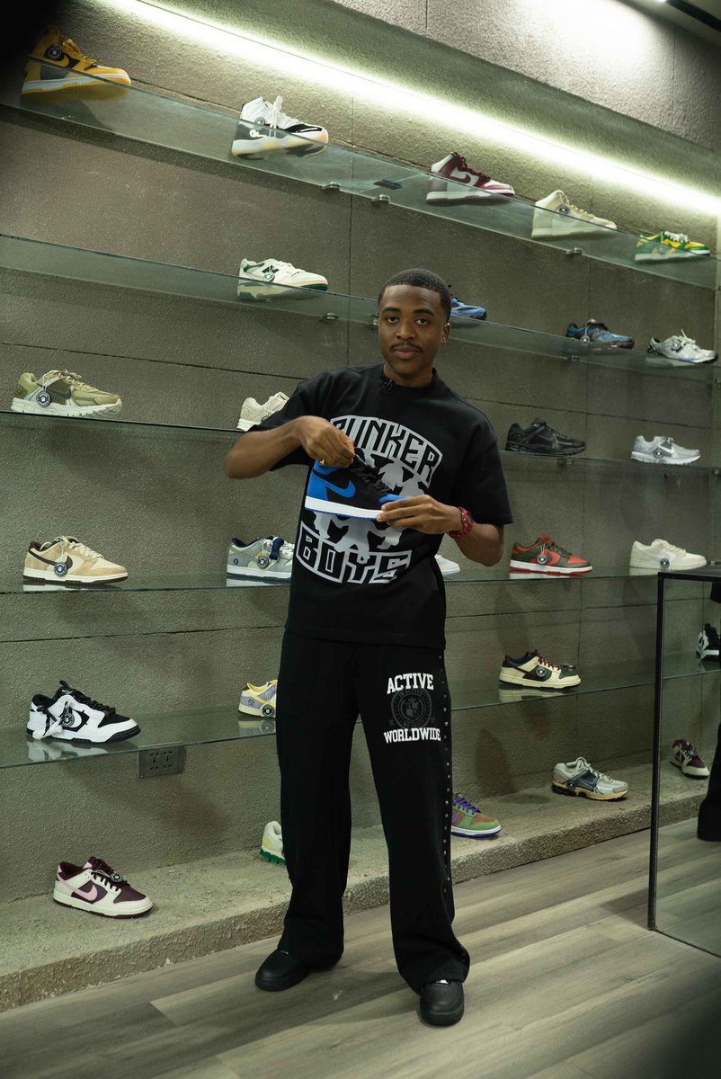 kijieakan's tweet photo. Stills from the set of “Get Bunked”, Abuja’s first sneaker shopping show at the first Streetwear store in Abuja, The bunker. Pilot episode out soon. YouTube link in Bio. https://t.co/gukEr5jAFi