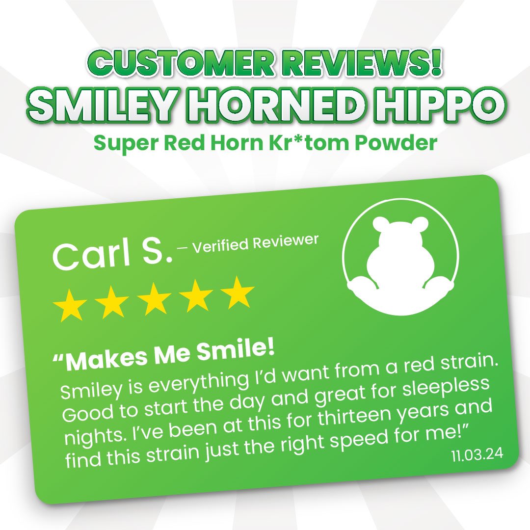 🌿 Start your day smiling with Smiley Horned Hippo!

Our Super Red Horn Powder is a longtime favorite for good vibes, steady energy, and restful nights. 🦛✨

Trusted by seasoned fans for over a decade — see why everyone’s loving it 🥰💗
