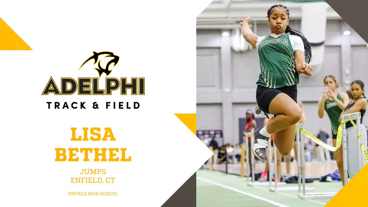 AdelphiXCTrack's tweet image. We are so excited to welcome Lisa Bethel to the AUTF family & AU #jumpsquad for fall 2025!
Lisa will be joining us from Enfield H.S., in Enfield, CT, & has been competitive in the jumps/sprints. She intends to major in Psychology.
Welcome, Lisa! #FuturePanthers #PantherFamily