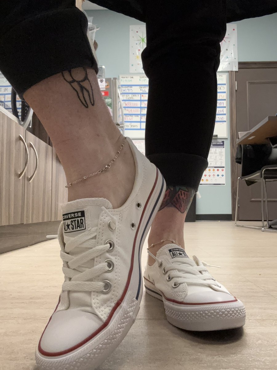 Peep my new chucks! My soles feel so sweaty rn.