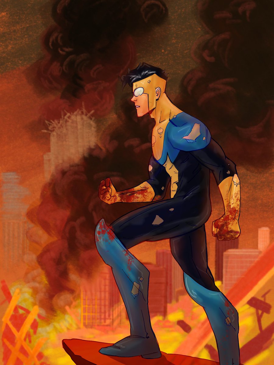 Artist Recreation for an IB Art Class of the Invincible Triumphant Print
<a href="/RyanOttley/">RYAN OTTLEY</a> 
#Invincible