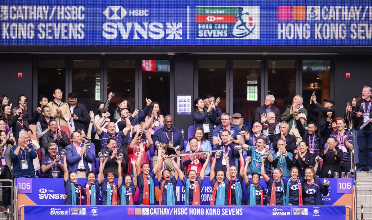 HMensahOfficial's tweet photo. Hong Kong 7s. Incredible tournament. Great organization. Huge sword for the winners!

@RugbyAfrique 
@SVNSSeries https://t.co/coICoTrHoc