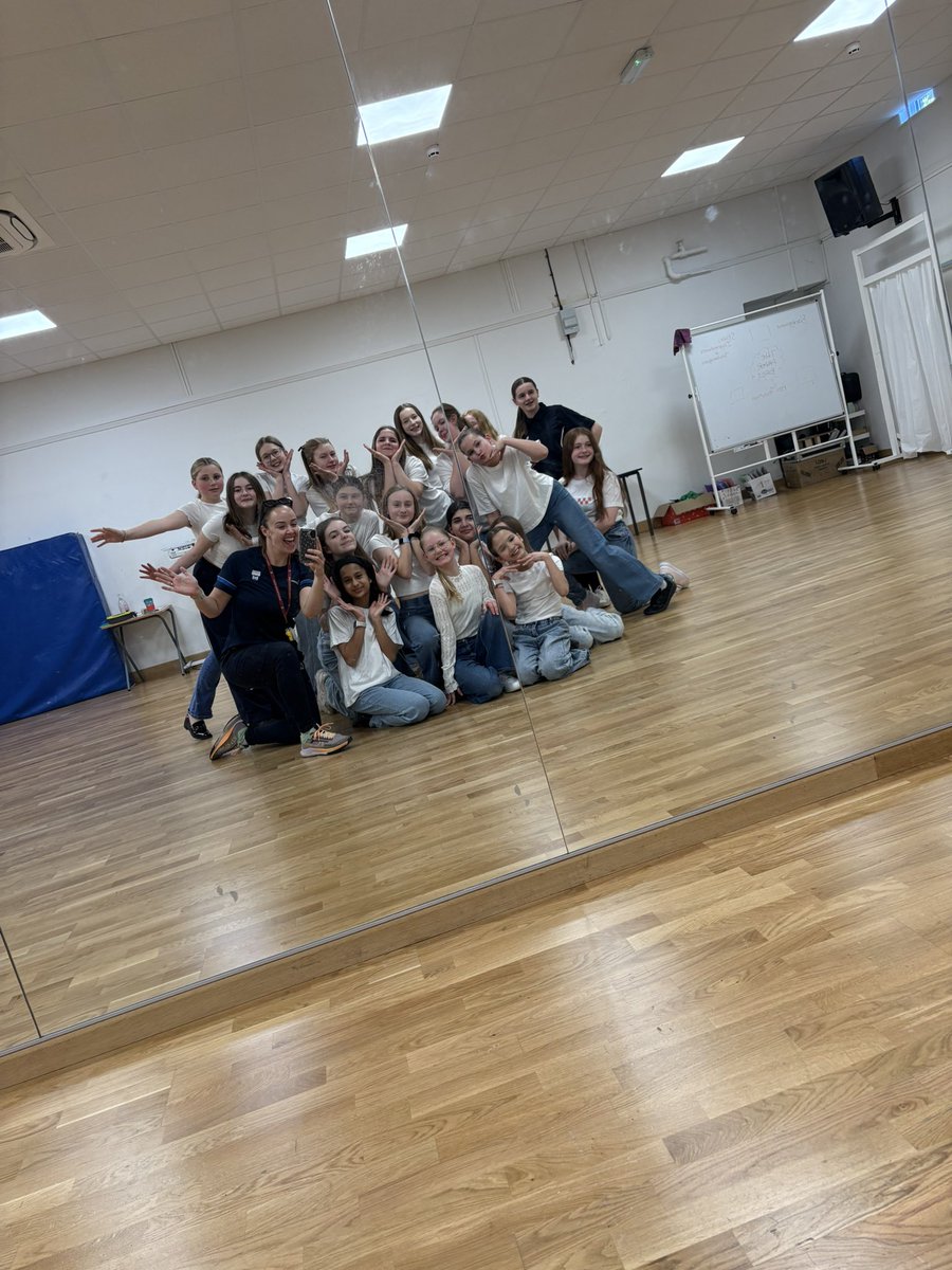 SGSPEDept's tweet photo. One final dance rehearsal before our Gotta Dance show at the Gatehouse after Easter! Can’t wait! 🪩💃🏻 ✨ #SGSDance #SGSDifference #SGSCourage https://t.co/S9DCGIrCCG