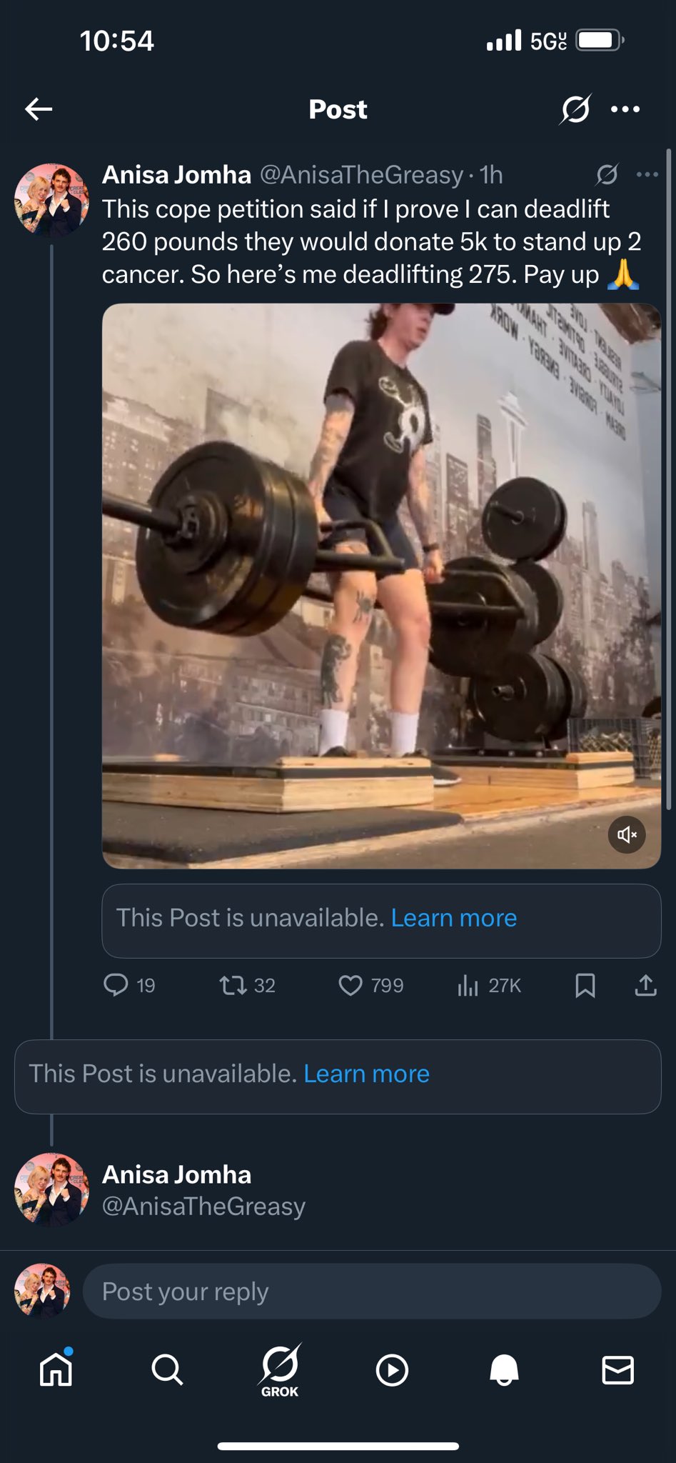 Anisa Jomha on X: Oh would you look at that, they deleted their tweets.  Would have been nice to get that 5k to charity but I guess that wont be  happening. t.cogerSmvE32u 