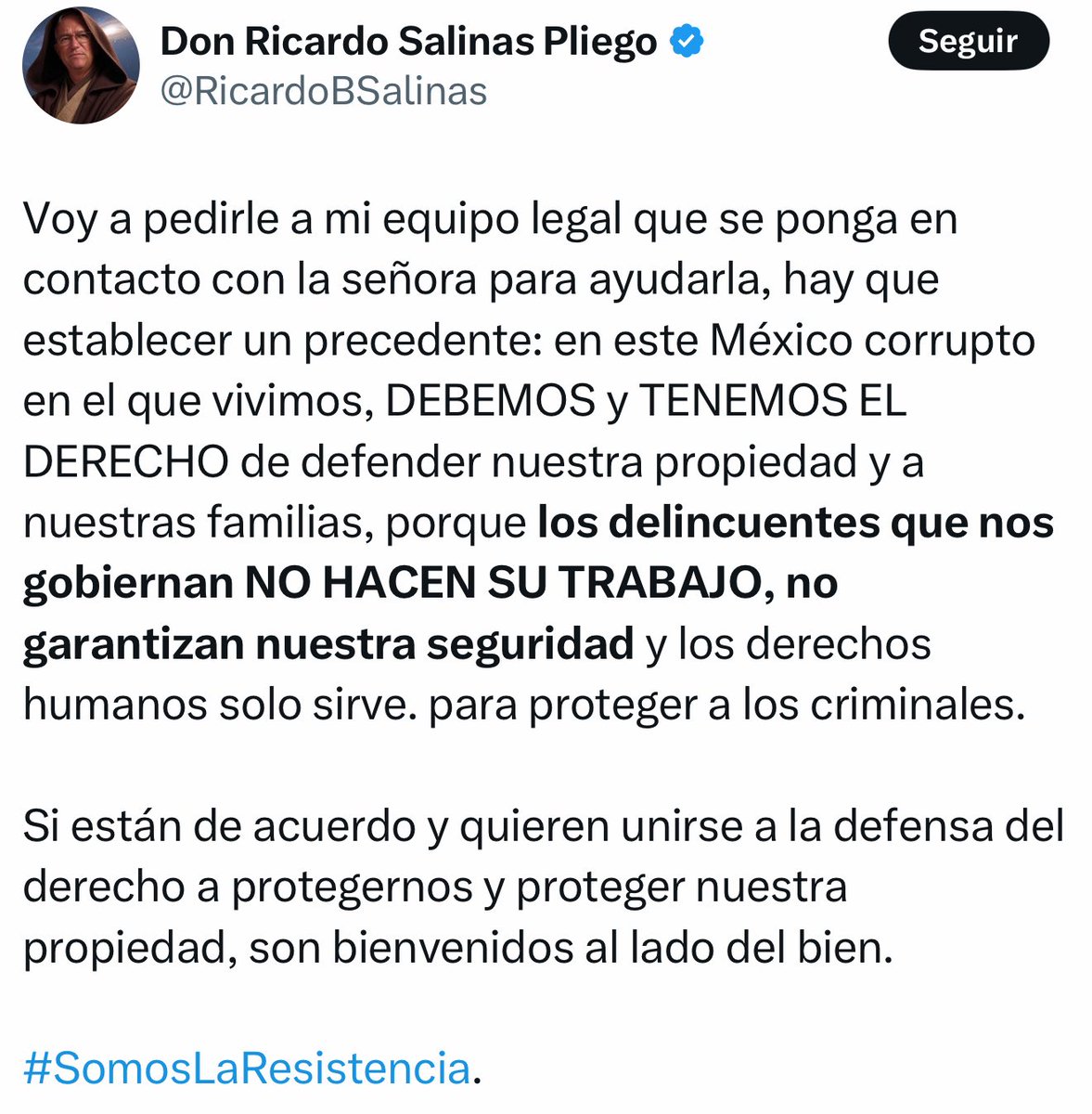 Tropicxs_media's tweet photo. Ricardo Salinas Pliego expresó públicamente su apoyo a Carlota N., la señora acusada del homicidio en Chalco, diciendo que la ayudará en su situación legal, lo que provocó diversas reacciones en redes sociales. https://t.co/hZjDZMWXVk