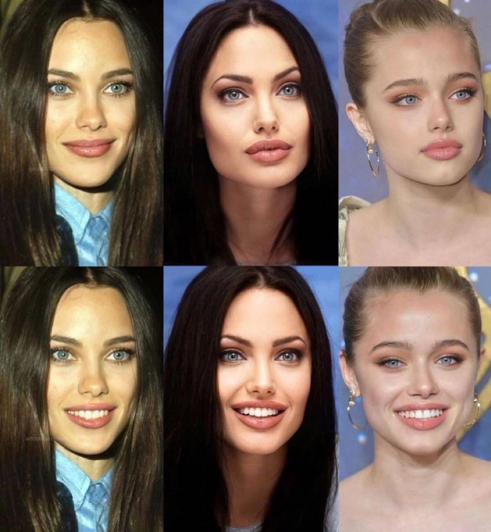 <a href="/TheFigen_/">The Figen</a> Left Angelina Jolie's mother, center is Angelina herself, and on the right is Angelina's daughter.