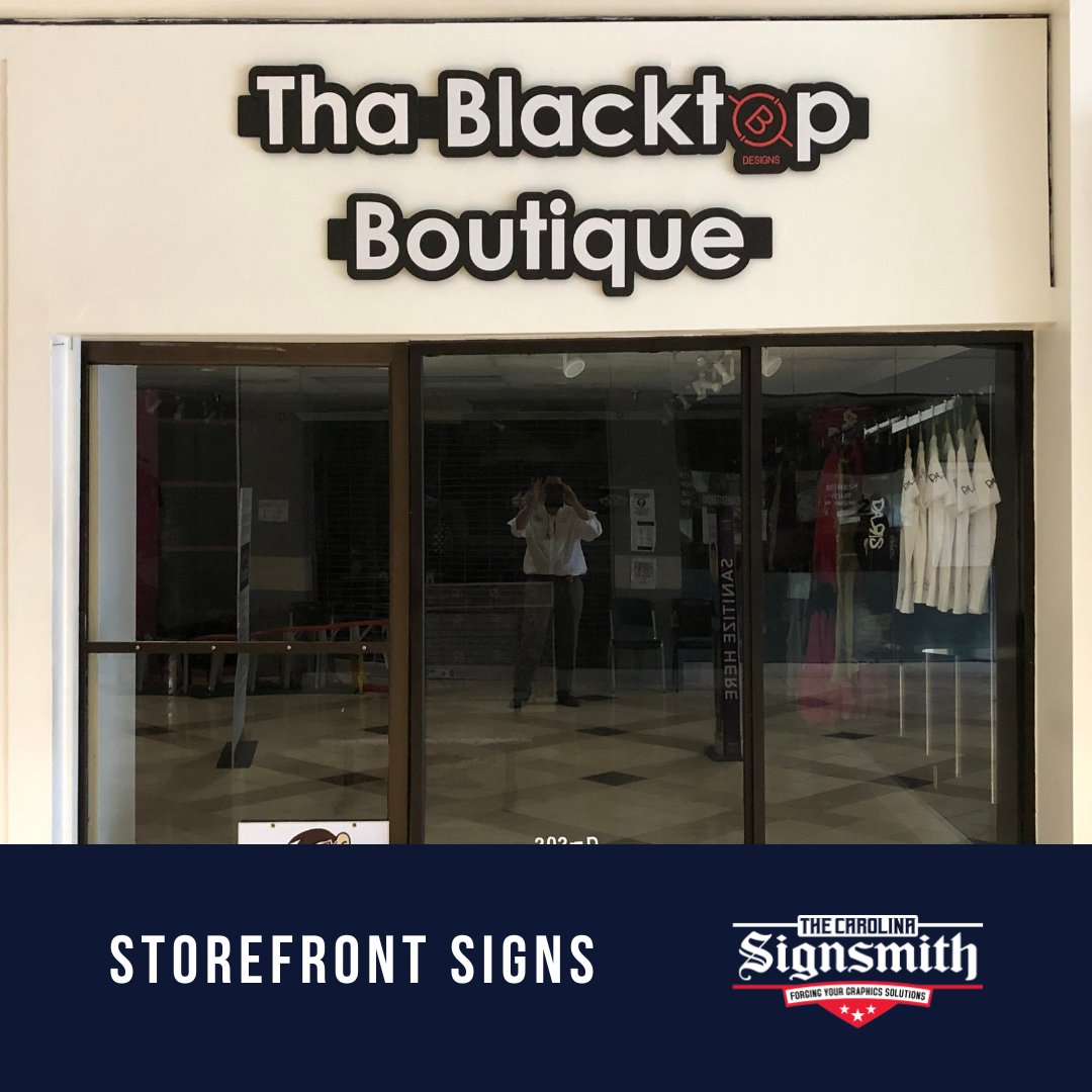 thecarolinasign's tweet image. If your storefront sign isn’t unique, you might blend in with all the other stores. A plain sign won’t stand out in a competitive market.

Make sure your retail store will be seen! 

📞336-967-7446
🌐thecarolinasignsmith.com

#TheCarolinaSignsmith
#StorefrontSigns #OutdoorSigns