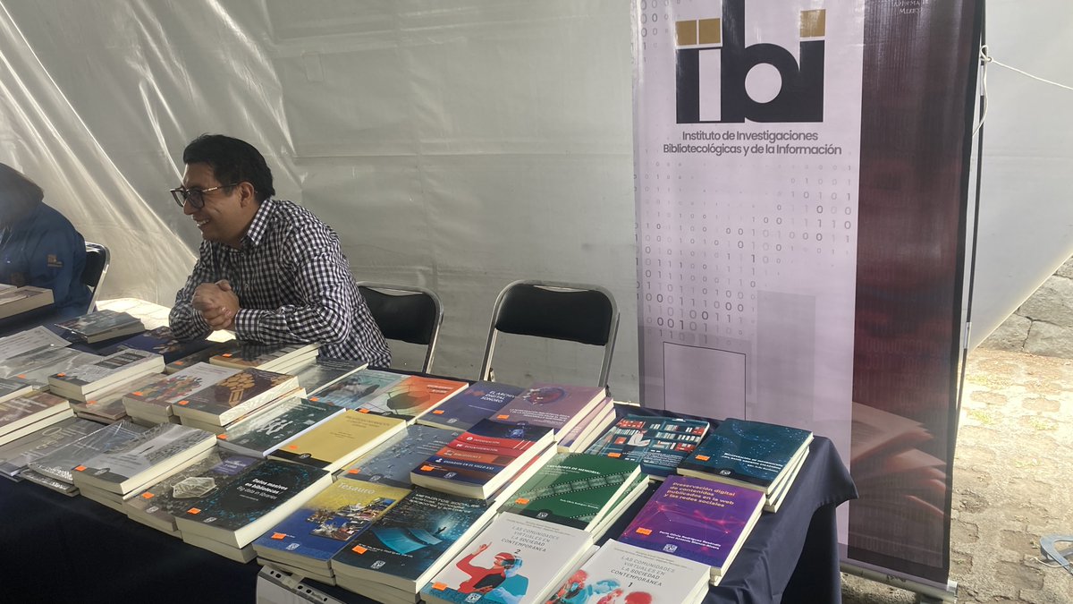 IIBI_UNAM_MX's tweet photo. El #IIBI presente en la 📚✨ X Feria del Libro en Ciencias Sociales del @IISUNAM
¡Busca nuestro stand!
📌 Circuito Mario de la Cueva S/N, Ciudad Universitaria. https://t.co/4uzUx1TRq5