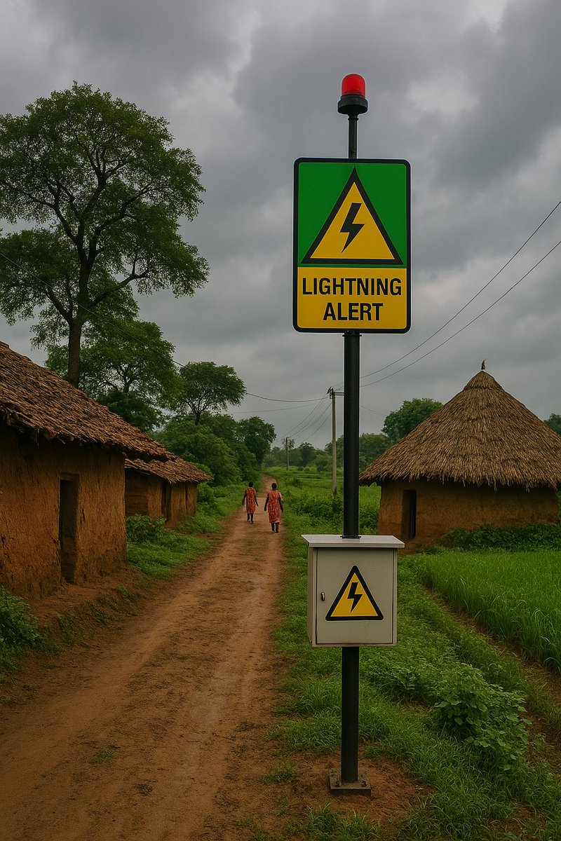 Biharyouth1's tweet image. Every year, lightning k!lls 100s in rural Bihar/India. The govt stops at condolences & verbal compensation. Even today, lives were lost.
A real solution? Lightning Alert Systems — timely warnings can save lives. Rural India needs tech, not just sympathy. #Bihar #lightningstrikes