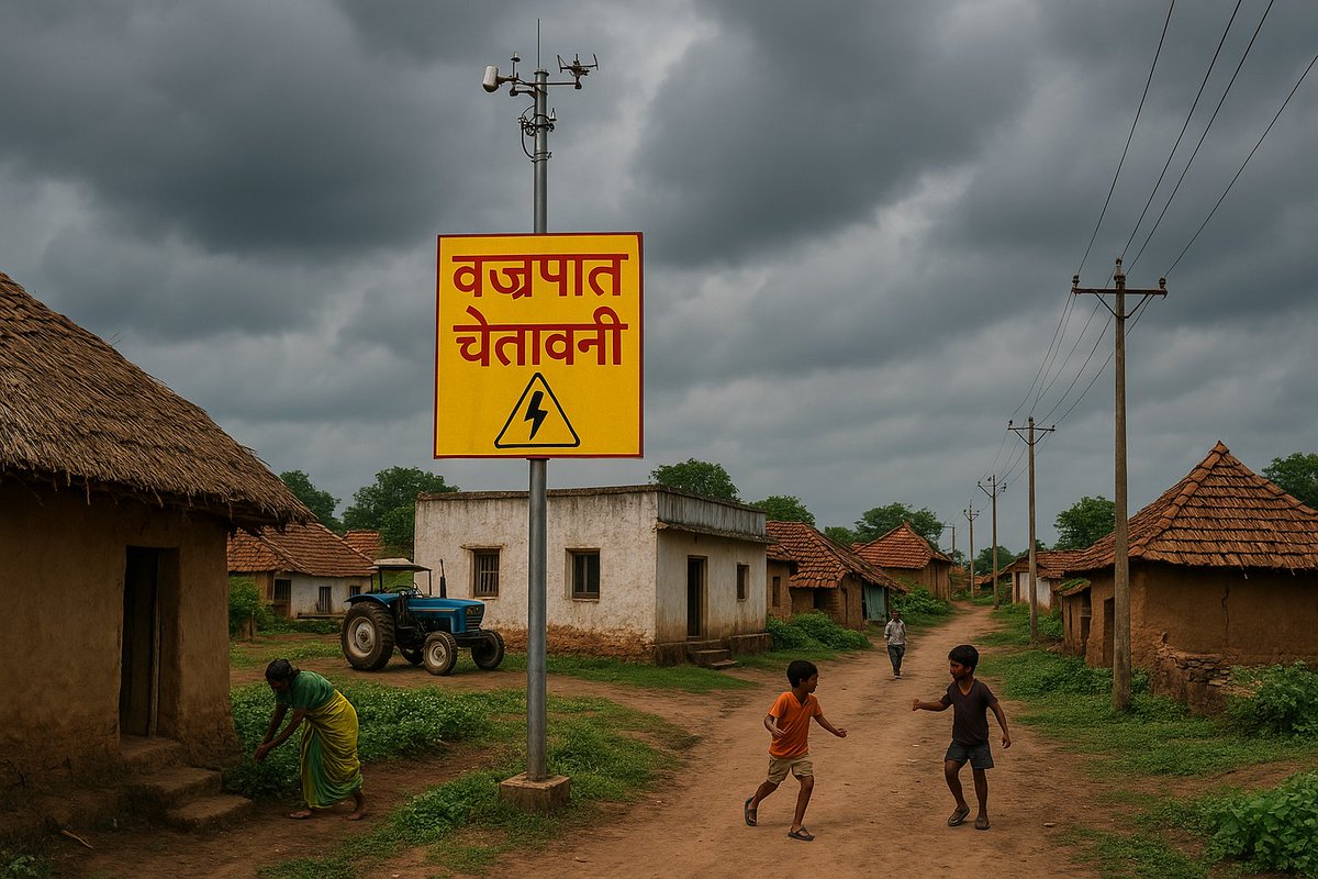 Biharyouth1's tweet image. Every year, lightning k!lls 100s in rural Bihar/India. The govt stops at condolences & verbal compensation. Even today, lives were lost.
A real solution? Lightning Alert Systems — timely warnings can save lives. Rural India needs tech, not just sympathy. #Bihar #lightningstrikes
