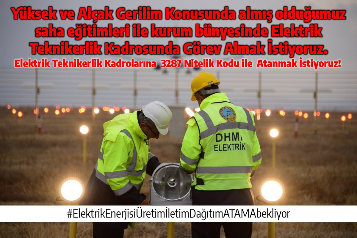 m30877320's tweet photo. @ecakmakdhmi @RTErdogan Sayın genel müdürüm elektrik teknikerleri olarak 2025/1 atamasıyla branşımızdan 100 kadro ilan edilmesini sizlerden istirham ediyoruz https://t.co/sEbSLHbSCW