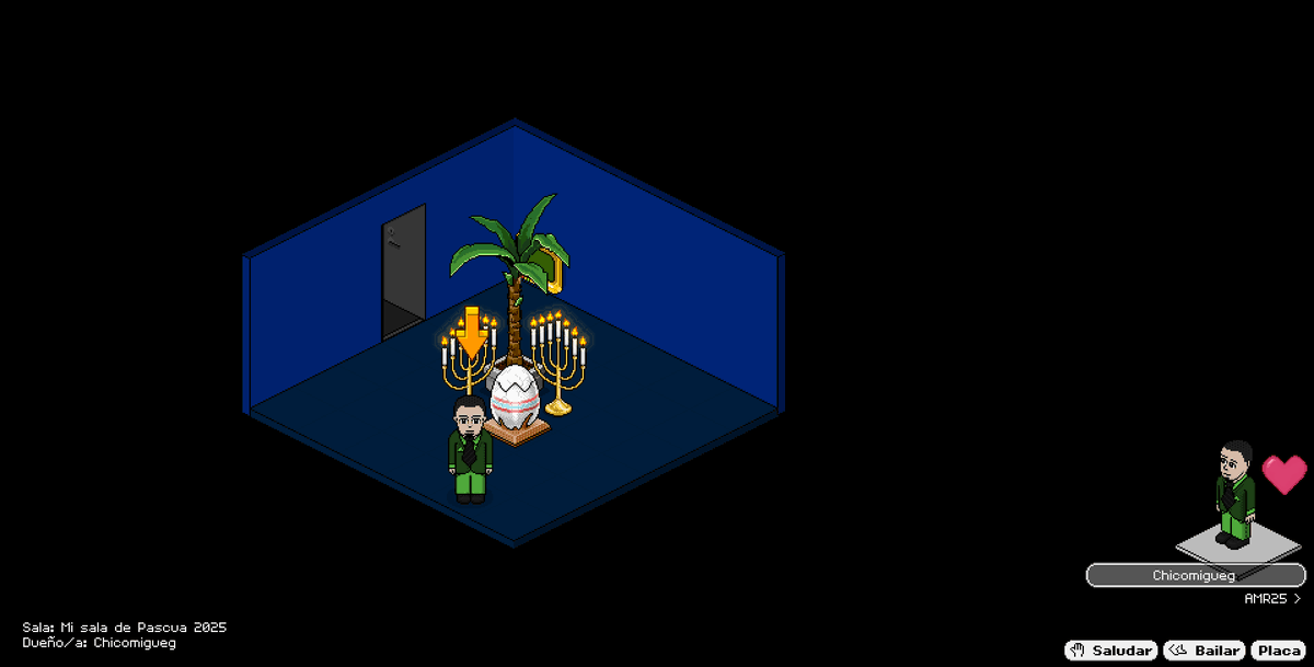 chicomigueg's tweet photo. Aqui está mi sala para el concurso de pascua de @HabboOrigins .

Mi sala de pascua 2025.

Consiste en quedarte fijamente mirando un huevo.

Hotel: Habbo ES Origins
Usuario: Chicomigueg https://t.co/VgussRgFHs