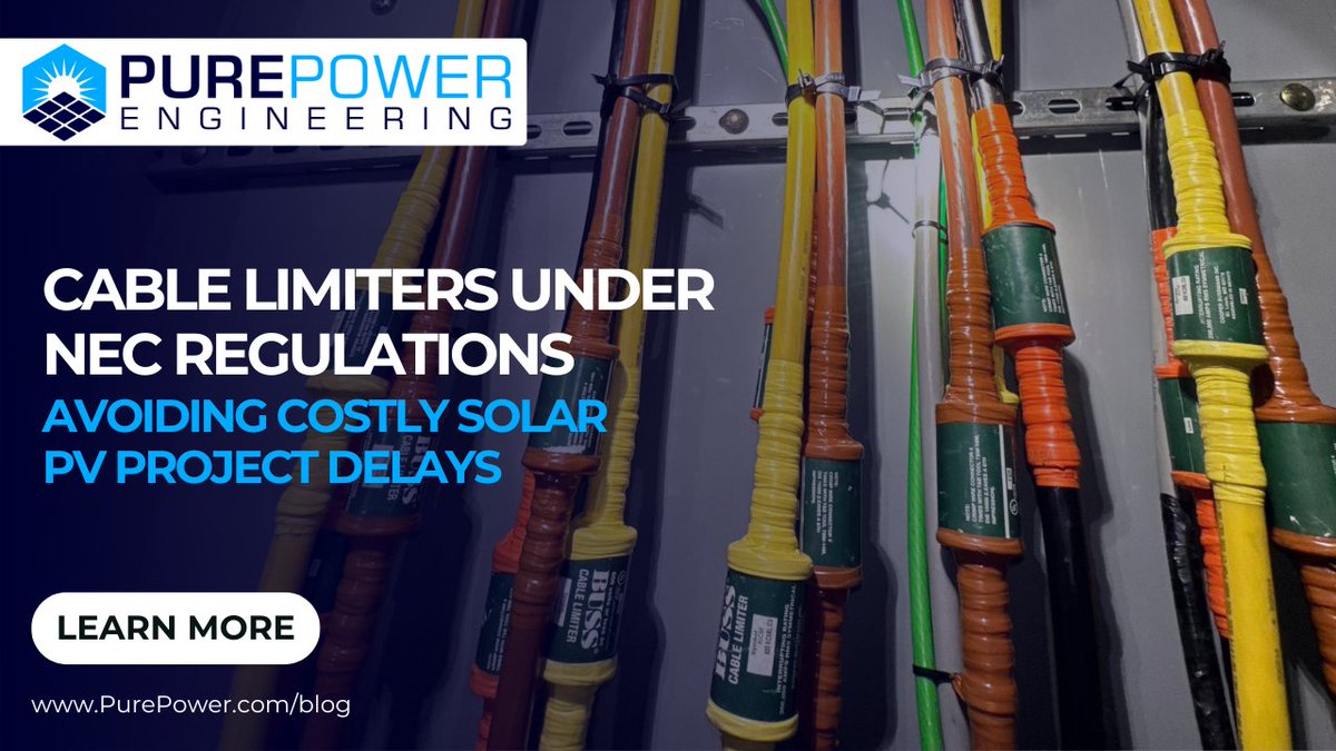 PurePowerSys's tweet image. purepower.com/blog/cable-lim…| In the 𝗰𝗼𝗺𝗽𝗹𝗲𝘅 𝘄𝗼𝗿𝗹𝗱 𝗼𝗳 𝘀𝗼𝗹𝗮𝗿 𝗶𝗻𝘁𝗲𝗿𝗰𝗼𝗻𝗻𝗲𝗰𝘁𝗶𝗼𝗻𝘀, 𝗰𝗮𝗯𝗹𝗲 𝗹𝗶𝗺𝗶𝘁𝗲𝗿𝘀 have long been a point of 𝗰𝗼𝗻𝗳𝘂𝘀𝗶𝗼𝗻, 𝗱𝗲𝗯𝗮𝘁𝗲, 𝗮𝗻𝗱 𝗲𝘃𝗼𝗹𝘃𝗶𝗻𝗴 𝗿𝗲𝗴𝘂𝗹𝗮𝘁𝗶𝗼𝗻.