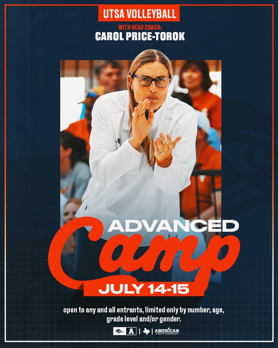 🚨𝓒𝓪𝓶𝓹 𝓢𝓩𝓝🚨

🏐: Advanced Camp
📅:  July 14-15
🔗: utsavolleyballcamps.com

#BirdsUp 🤙 | #LetsGo210