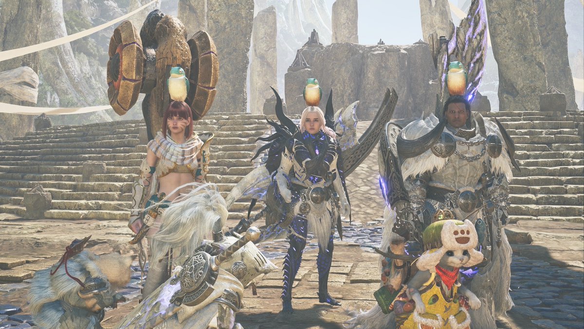 mxhxjj's tweet photo. 頭にピヨピヨget! #MHWilds #mioxgame https://t.co/9TKoI0jf2J