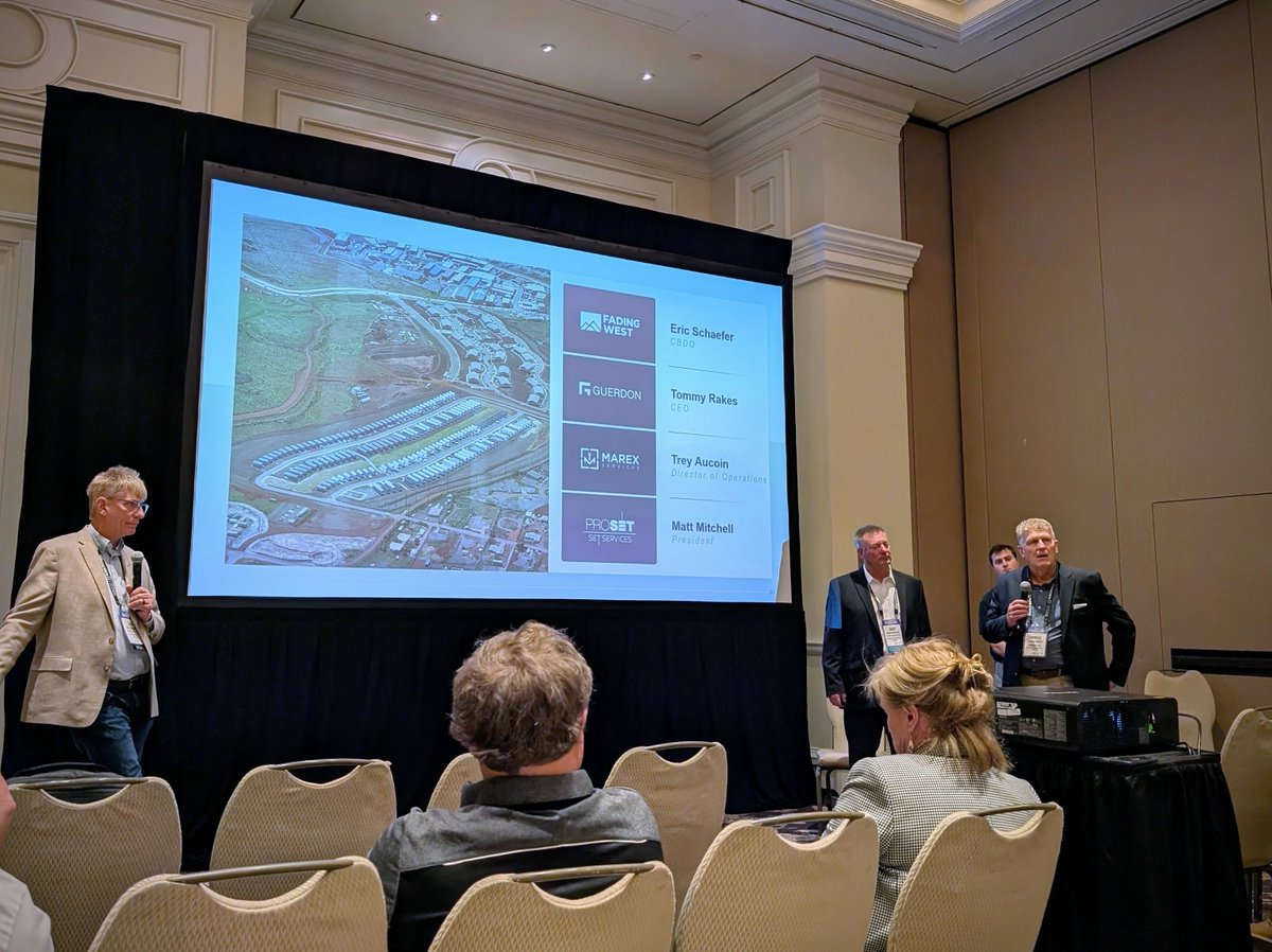GuerdonModular's tweet image. Guerdon CEO Tommy Rakes joined the “Rising from the Ashes” panel at #WorldOfModular to share how a coordinated modular effort delivered housing to fire-displaced residents in Maui—on an unprecedented timeline. #MauiStrong #ModularConstruction #GuerdonBuilt