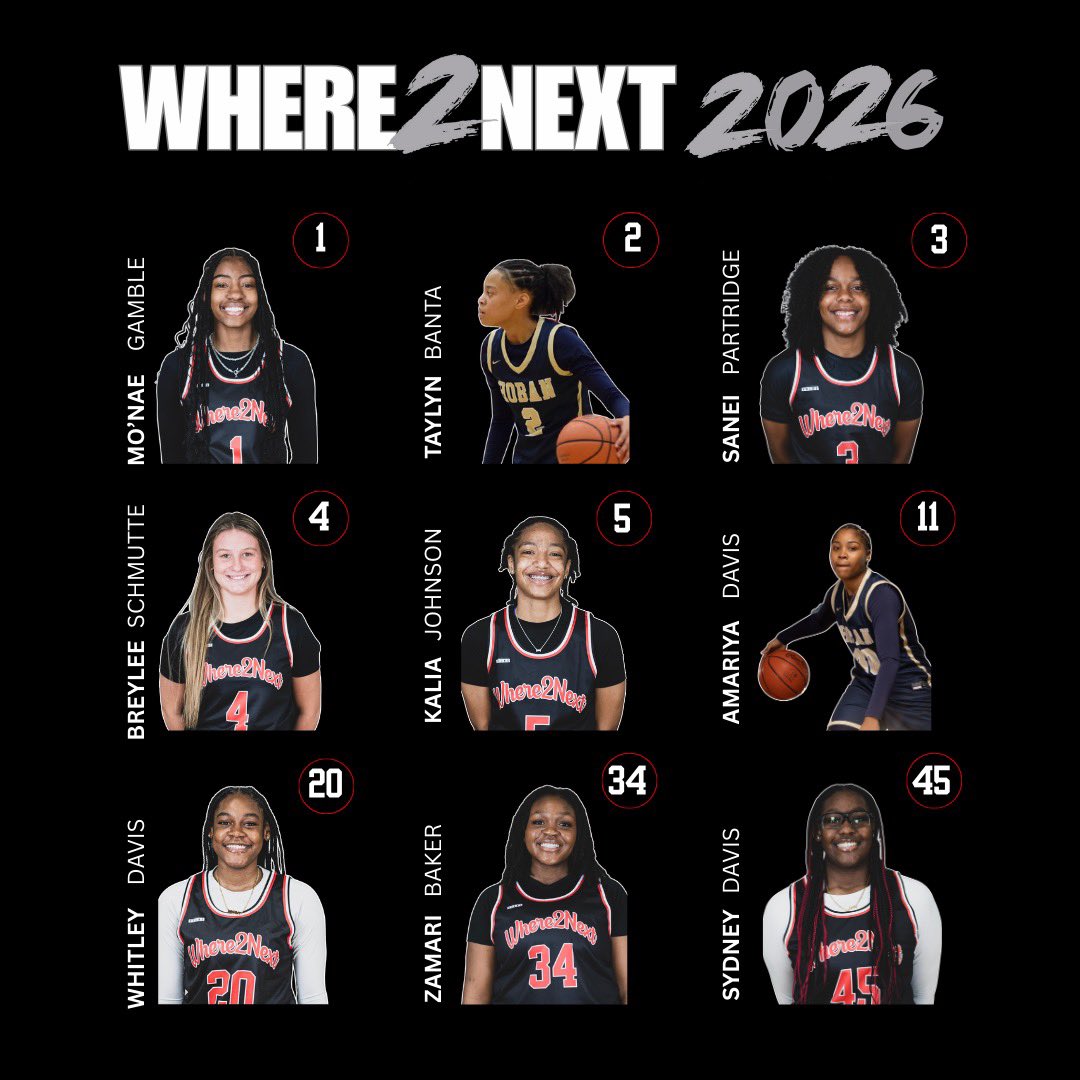 WHERE2NEXT (@w2n_wbb) on Twitter photo Check us out in Westfield Indiana this weekend!!
<a href="/monaeg1_/">Mo’Nae Gamble</a>
<a href="/spartridge143/">Sanei Partridge</a>
<a href="/BreyleeSchmutte/">Breylee Schmutte</a>
<a href="/Amariya_D08/">Amariya Leann</a>
<a href="/Whitley34845381/">Whitley Davis</a>
<a href="/Sydthecoolkid_/">Sydney Davis</a>
Taylyn Banta
Kalia Johnson
Zamari Baker
<a href="/SelectEventsBB/">Select Events Basketball</a> Check us out in Westfield Indiana this weekend!!
<a href="/monaeg1_/">Mo’Nae Gamble</a>
<a href="/spartridge143/">Sanei Partridge</a>
<a href="/BreyleeSchmutte/">Breylee Schmutte</a>
<a href="/Amariya_D08/">Amariya Leann</a>
<a href="/Whitley34845381/">Whitley Davis</a>
<a href="/Sydthecoolkid_/">Sydney Davis</a>
Taylyn Banta
Kalia Johnson
Zamari Baker
<a href="/SelectEventsBB/">Select Events Basketball</a>