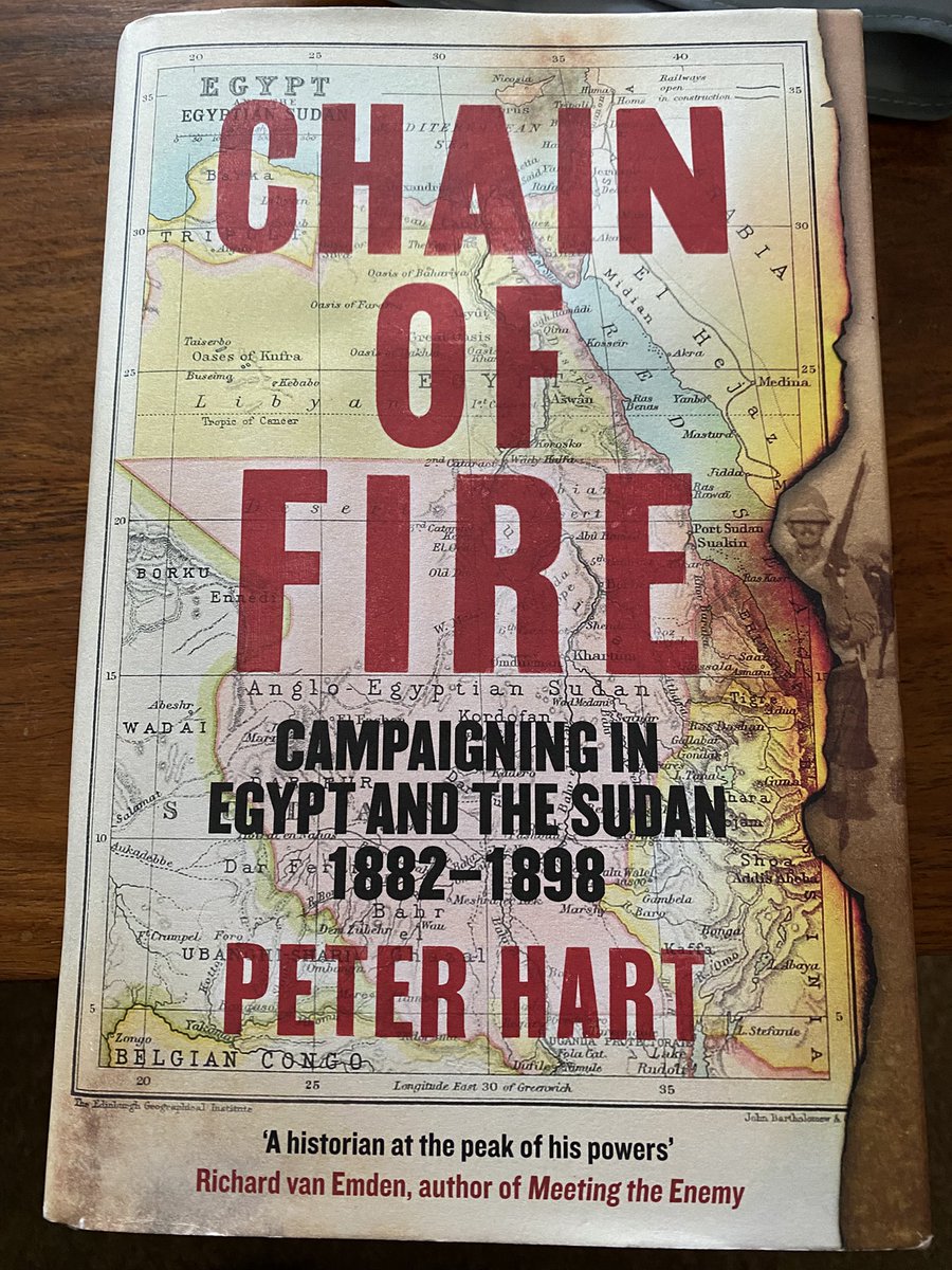Yet another cracking outing by <a href="/PeterHart1915/">Peter Hart</a>. Detailing the events of the Sudan and Egypt campaigns in the late 19th Century. Endlessly fascinating, and not shying away from the prevailing prejudices of the time, this is a tour de force. I commend it to you all 👌🏻 👓 📖