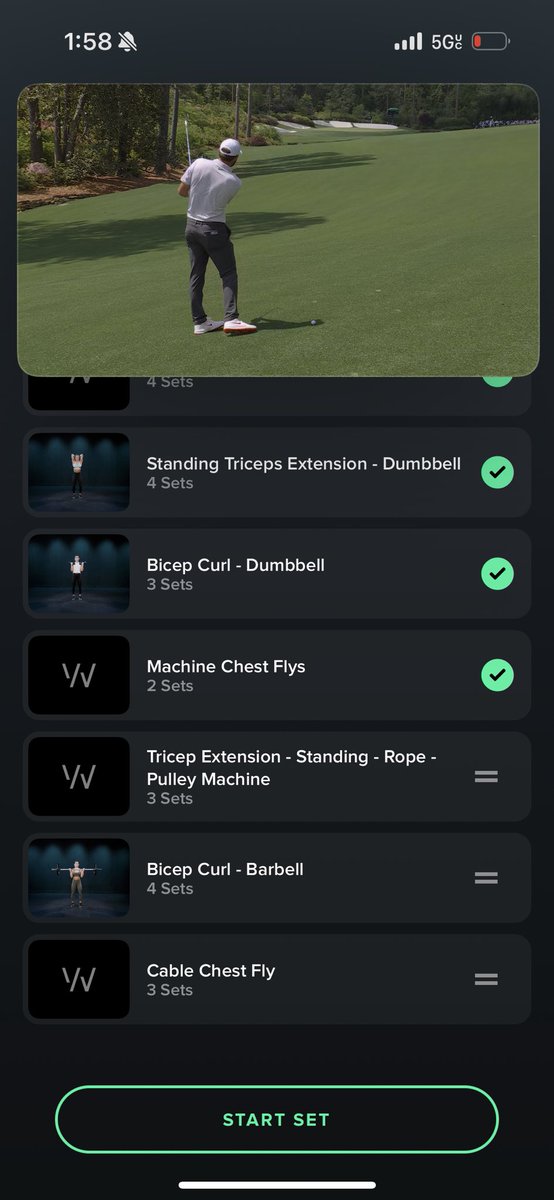 Lil push day and masters, yes please