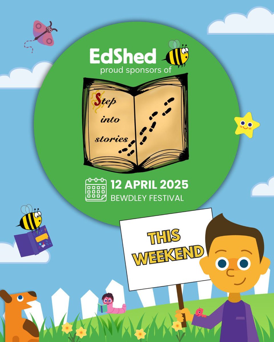 Who's excited to step into the wonderful world of stories at Bewdley Festival this coming weekend?

EdShed is proud to sponsor this fantastic one-day festival. Discover children's authors, illustrators and storytellers. 

Find out more and book tickets at bewdleyfestival.org.uk.