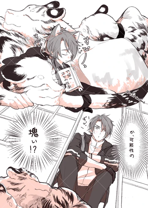 先月末に友達と刀猫ショップ行った 