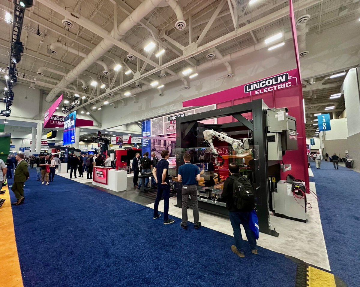 PythonXrobot's tweet image. We had a blast at NASCC!💥 It was great meeting you all and hearing your manufacturing and fabrication needs. Your feedback is invaluable at these shows.🎙️💬 See you at the next show, including Fabtech later this year.👀
.
#LincolnElectricAutomation #Robotics #Automation #NASCC