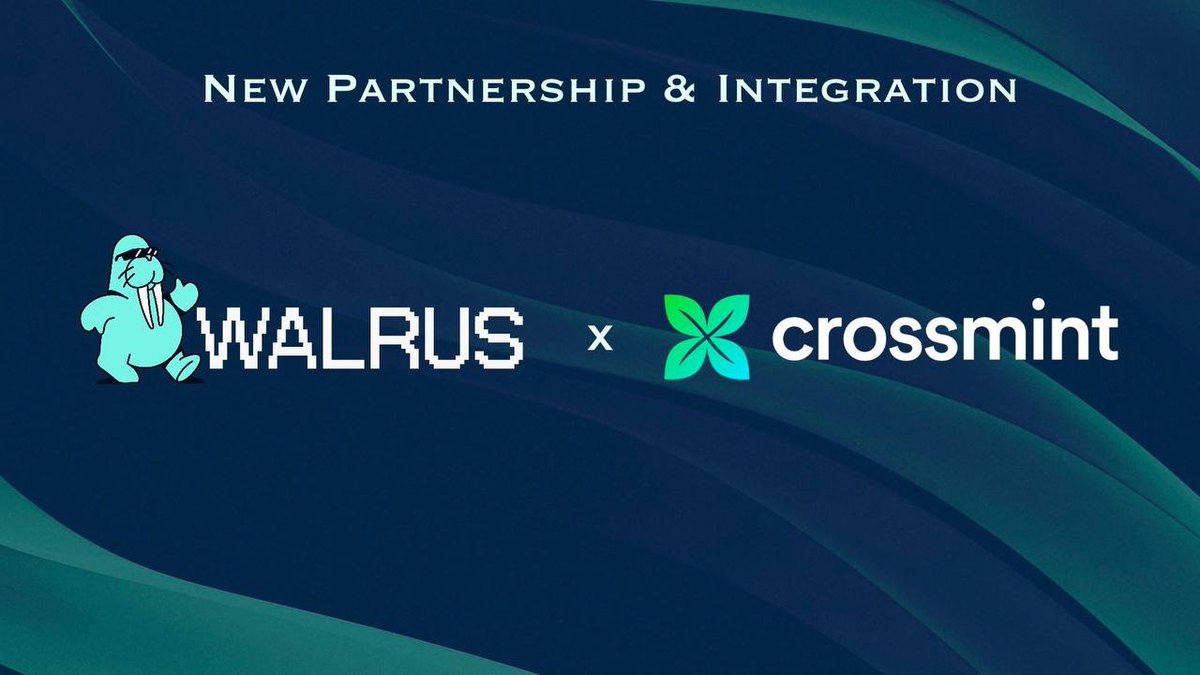 vinidotsui's tweet photo. Big news from the decentralized storage frontier!

@crossmint  a platform that helps 40,000+ orgs integrate blockchain into apps, AI agents & businesses (no smart contract needed!) just integrated @WalrusProtocol.

Use cases?
🤖 Onchain AI agents
🧾 Digital product passports
🪙 Mass tokenization

All handled via a single API — while Walrus powers the storage invisibly in the background

Dev tools? ✅
No-code options? ✅
Infra that actually scales? ✅

This makes it easier than ever for teams with zero blockchain experience to build Web3 products.
Crossmint handles key management + minting.
Walrus handles the data layer.

LFG!