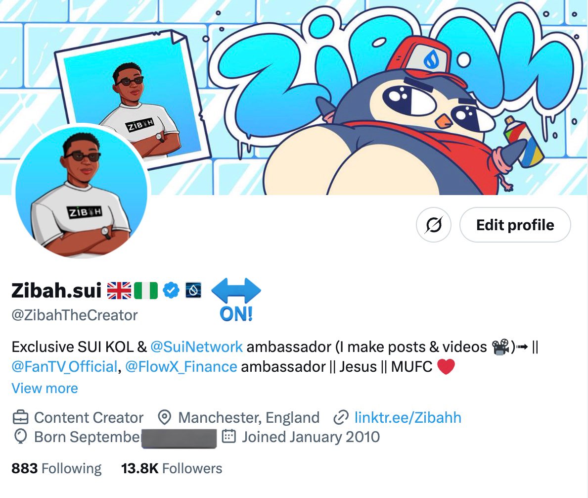 Zibah.sui 🇬🇧🇳🇬 (@zibahthecreator) on Twitter photo New badge who dis?? <a href="/SuiFamOfficial/">Sui Community Official 🦭/acc</a>
Thank you for the support y’all SUI Fam ❤️🤲 New badge who dis?? <a href="/SuiFamOfficial/">Sui Community Official 🦭/acc</a>
Thank you for the support y’all SUI Fam ❤️🤲