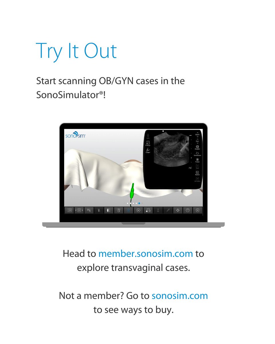 Some scanning opportunities are harder to come by—transvaginal ultrasound is one of them. SonoSim lets you practice with real pathology in a risk-free, simulated setting so you can gain experience and confidence at your own pace. 🖥️💙

#ultrasoundtraining #obgyn #sonosim