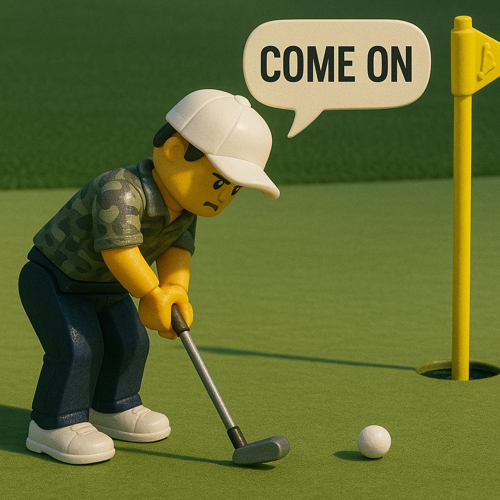JAMESVANM00N's tweet photo. @TheMasters Collin Morikawa drops the $LEGO eagle :D https://t.co/lDHTCA4bB0