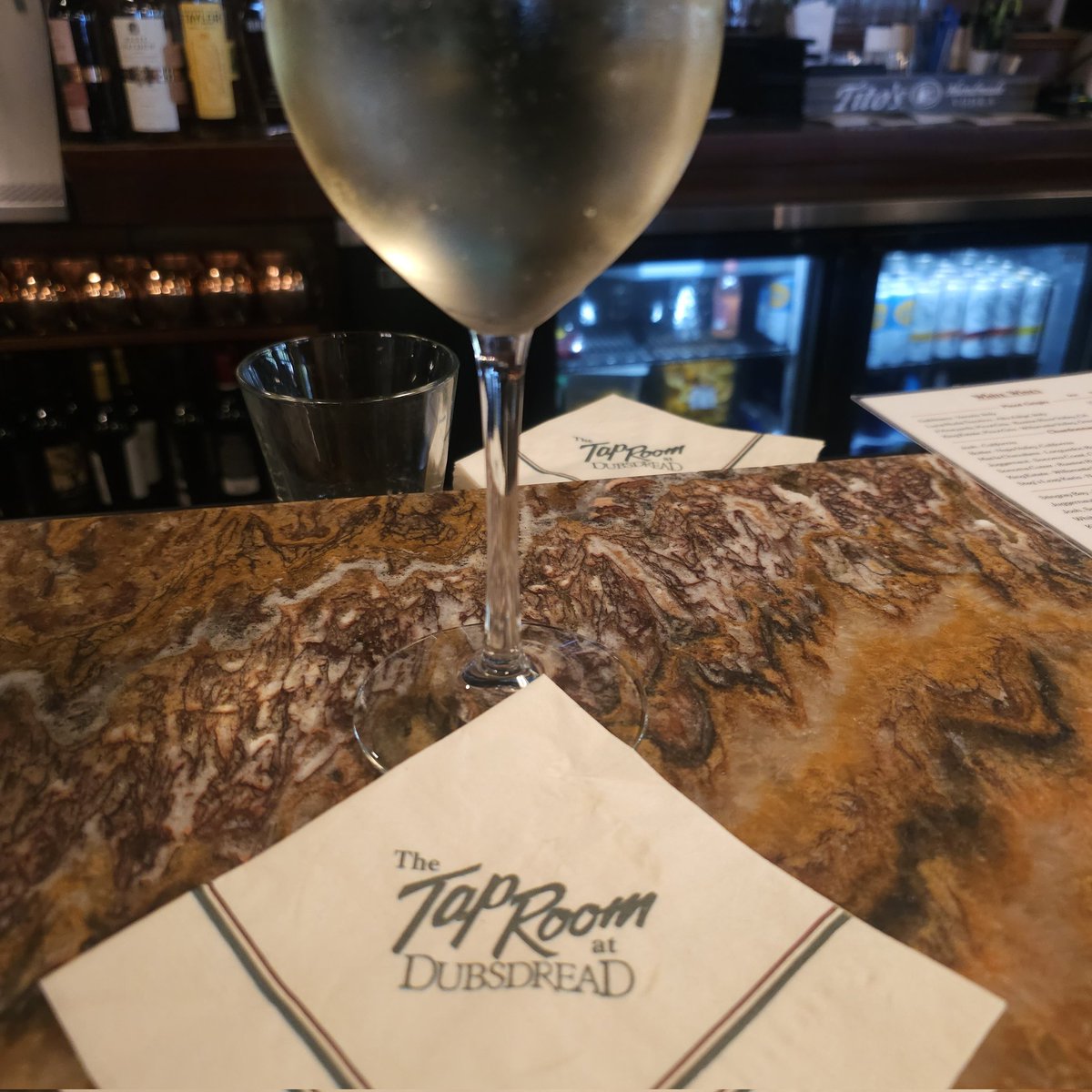 Brought my current husband to my previous husband's wedding reception spot 
#winning