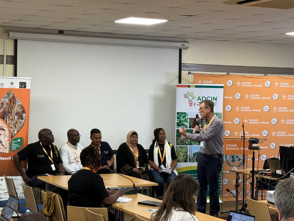 At #CGIARScienceWeek, the side event on developing resilience in drylands through strategic partnership showed how #ADCIN is flipping the script.

Through #ADCIN, <a href="/CGIAR/">CGIAR</a> &amp; #NARS flipped the old script:
🌾Farmer needs lead 
🤝 NARS co-own strategy 
🌱Varieties reach farmers.