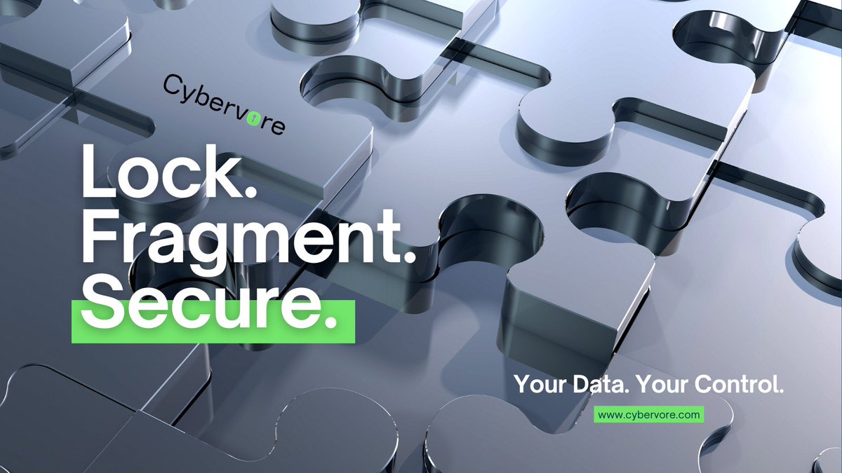 Cybervore_Inc's tweet image. Fragglestorm securely fragments your files into unrecognizable pieces & secures them. Even if hackers get in, they get nothing. Upgrade your security today! #DataFragmentation #Fragglestorm #DataProtection #RansomwareProtection