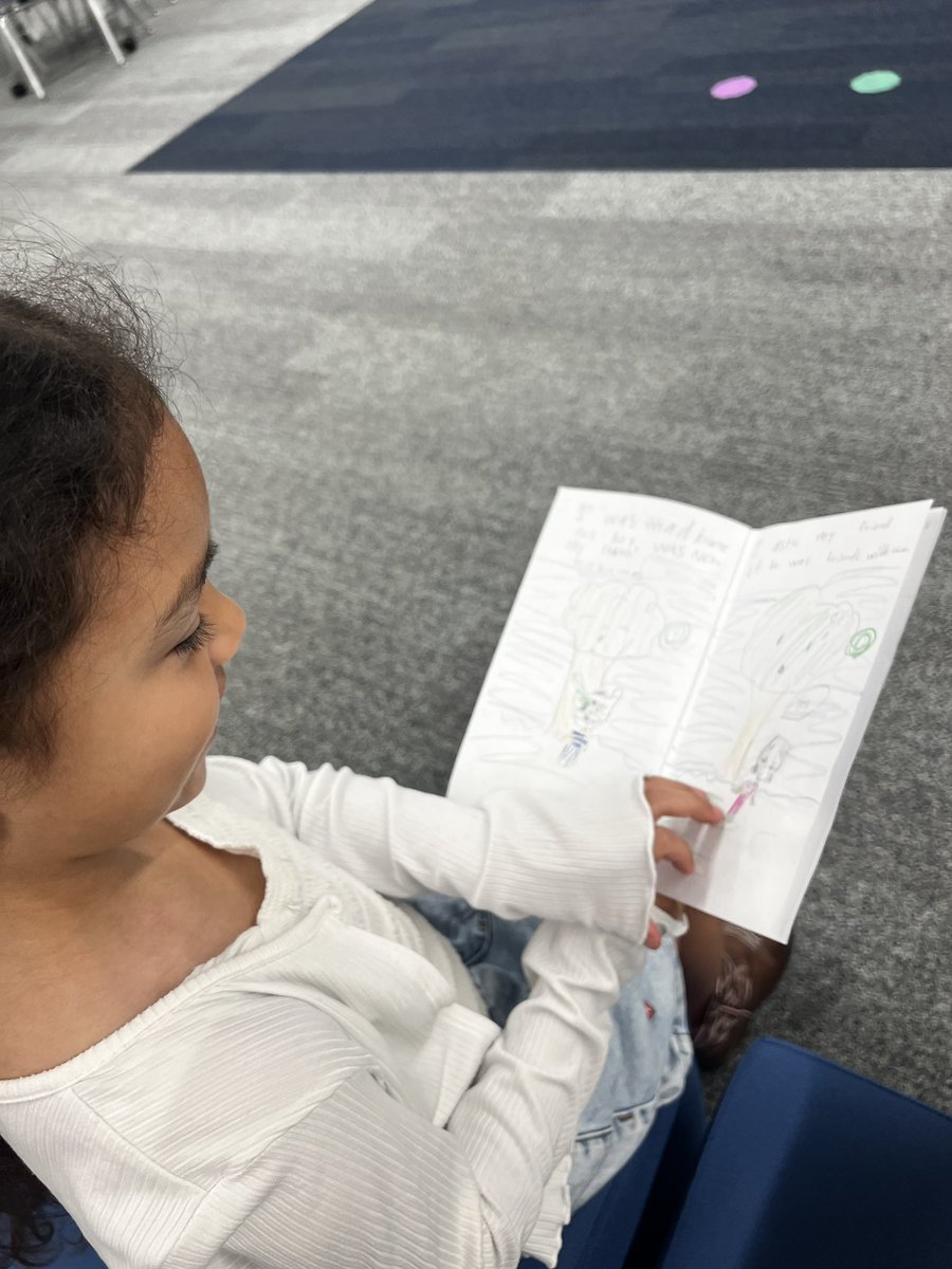 Budding author alert! She is already moving on to the third book in her series! #DESisBEST #GCISDLibs