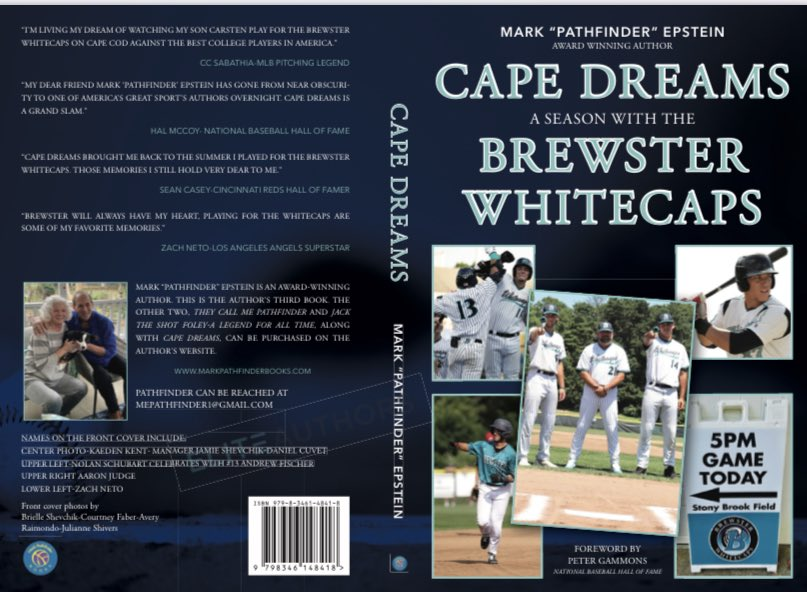 While Opening Day is still 65 days away...⚾️

Cape Dreams: A Season with the <a href="/BrewsterCaps/">𝐁𝐫𝐞𝐰𝐬𝐭𝐞𝐫 𝐖𝐡𝐢𝐭𝐞𝐜𝐚𝐩𝐬</a> is now an audiobook!

Huge thanks to Mark “Pathfinder” Epstein for the story and for letting <a href="/Austin_Barach/">Austin Barach</a> and 🙋‍♂️tell it!

Amazon: a.co/d/88ht60R
Audible: shorturl.at/YzYoo