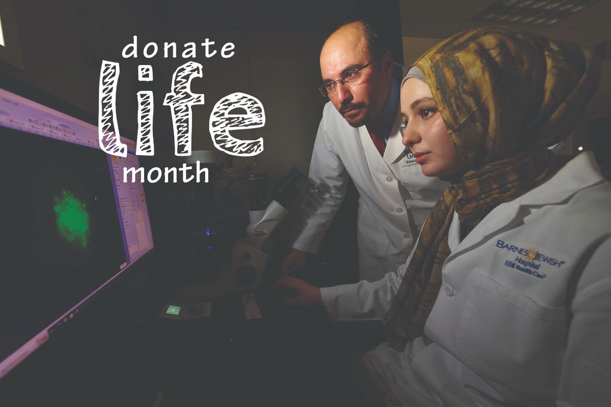 April is National Donate Life Month! Donations and fundraisers help scientists and physicians improve transplant care, leading to better treatments for patients.

Support transplant innovation here: bit.ly/4bZL8eG

#WashUMedicine #WashUSurgery