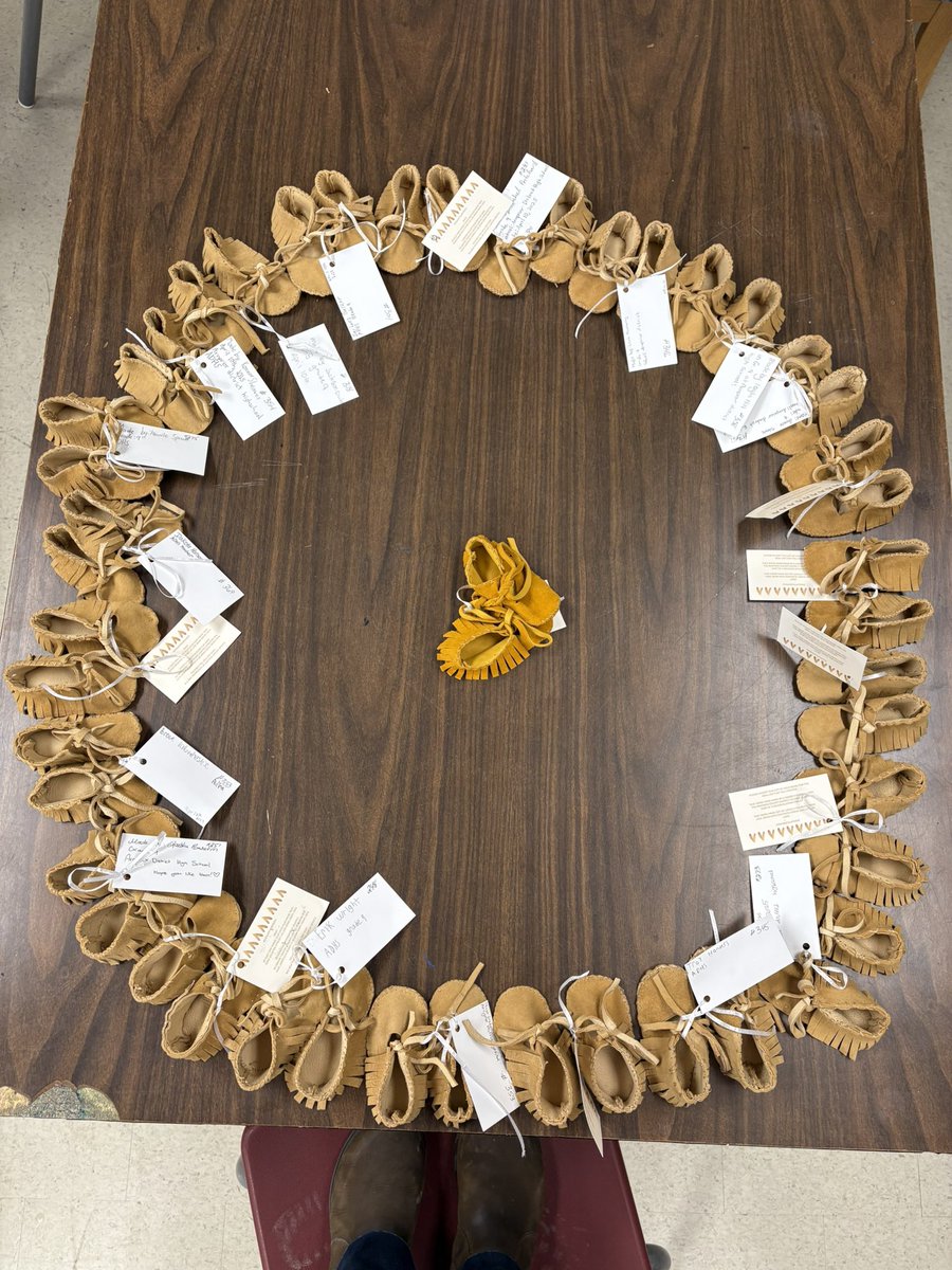 Beautiful work again today at ADHS, Miigwetch for having us!