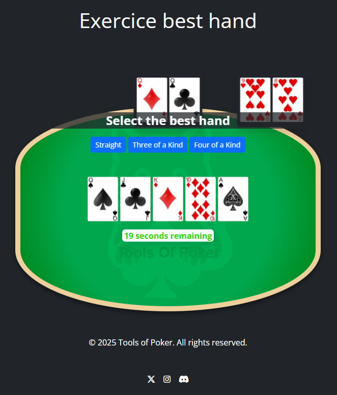 ToolsOfPoker's tweet photo. > Initiating best hand protocol...
> 🧠 Analyzing showdown outcome...
> ❓ What is your choice?

⬇️ Activate at: https://t.co/T85LyIQy9E
#Poker #ToolsOfPoker #PokerQuizz https://t.co/yitngDMupK
