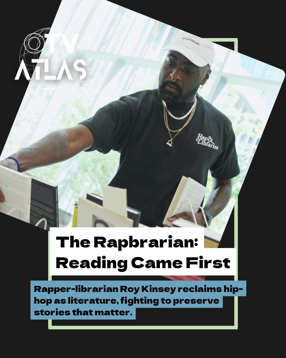 weareotv's tweet photo. Roy Kinsey is a rapper, librarian, and the founder of Rapbrary. 📚

As an OTV ATLAS Ambassador, grant funds will support completing post-production on their documentary "The Rapbrarian: Reading Came First." 🎙️

Learn more &amp; apply at https://t.co/3wl1c8NlcR! 💸 https://t.co/J3HoYTDHUn