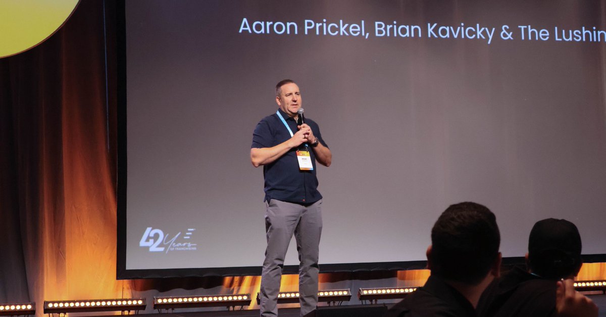 Lushin's tweet photo. What an unforgettable Sandler Summit! 

We won the Mt. Washington and David H. Sandler Awards! 

Day 1 had great sessions, food, and talks. 

Day 2 brought the Lushin Takeover. Emily S. and Brian K. gave awesome talks! 

We can’t wait for next year!
#SandlerSummit https://t.co/tMuLWxA4Bx