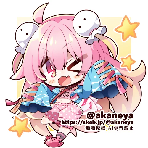 skeb再掲Vtuber/夢通ぐうさん #Skeb #Commission より 