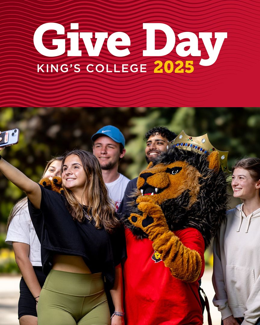 🚨 There’s still time to give! 🚨 King’s College Give Day is in full swing—our biggest fundraising event of the year! ♥️🦁 For 32 hours, Monarchs everywhere are stepping up to make a difference, and we need YOU. Give now at buff.ly/bMPaOhO