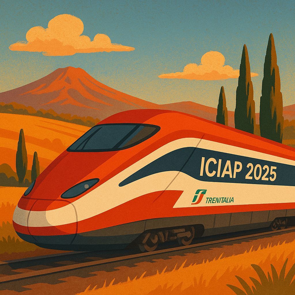 iciapconf's tweet photo. 🚄 Planning your trip to #ICIAP2025 in Rome?

We’ve partnered with Trenitalia to offer participants 15% discounted fares, with flexible change and refund options.

You can book directly through the dedicated platform on our site:
 https://t.co/omMwm2lIyM https://t.co/Ajkwf5kANG