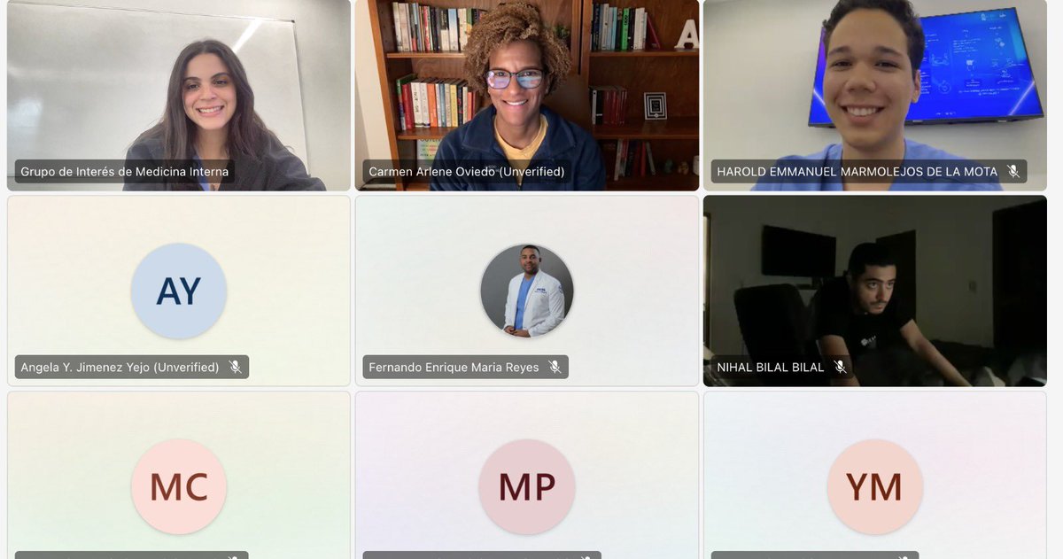 HaroldMarmolej's tweet photo. This time we had the honor of hosting Dr. Carmen Oviedo, Associate Program Director at Lincoln Hospital in NYC. She shared incredibly valuable advice on how to become competitive applicants for the Match. Truly grateful for her time and insight! #AMSA #AMSAUNIBE #IMIG https://t.co/OES6wNlNzH