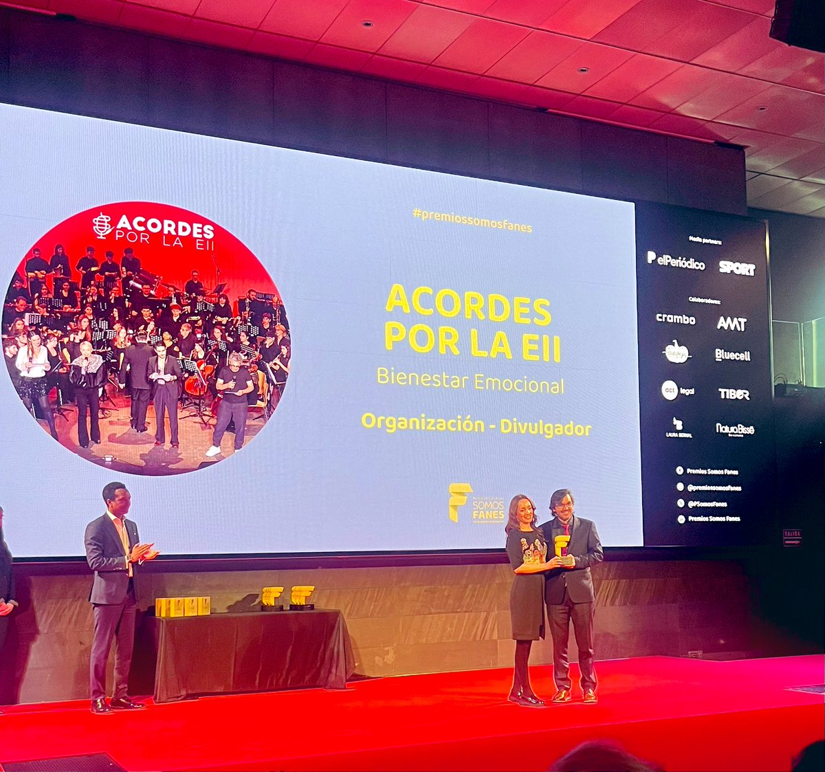 Acordes por la EII (@acordeseii) on Twitter photo ¡Hemos ganado el <a href="/PSomosFanes/">PremiosSomosFanes</a> de Bienestar Emocional!✨
Muchísimas gracias a todas las personas que habéis hecho posible este sueño 💜
#PremiosSomosFanes ¡Hemos ganado el <a href="/PSomosFanes/">PremiosSomosFanes</a> de Bienestar Emocional!✨
Muchísimas gracias a todas las personas que habéis hecho posible este sueño 💜
#PremiosSomosFanes