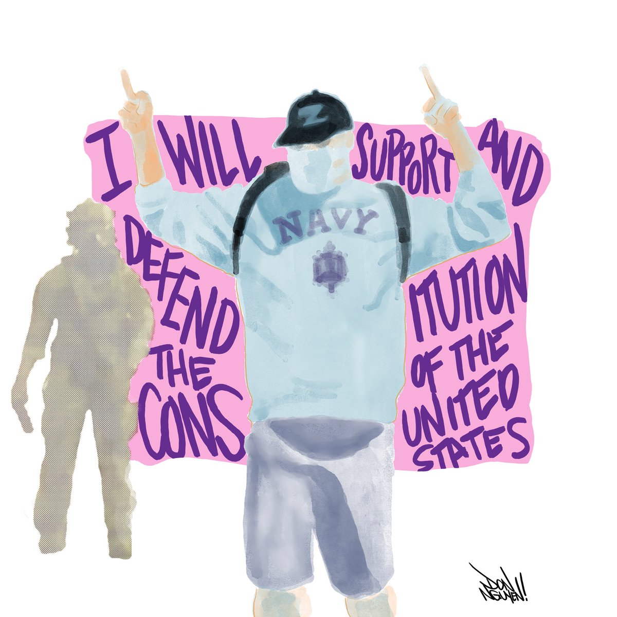 nguyeningit's tweet photo. Throwback Thursday to this digital painting I did on my phone in 2020.
#tbt #ThrowbackThursday #ChristopherDavid #Navy #Veteran https://t.co/L4ISD8wsyS