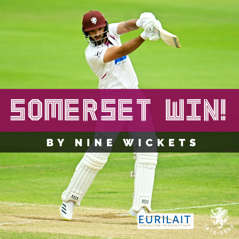 SomersetCCC's tweet photo. 2ND XI: Somerset chase 320 in just over two sessions to win by nine wickets!! 🤯

🏏 Andy Umeed 186* (160)
🏏 Lewis Goldsworthy 107* (153)

SCORECARD//CLIPS ⤵️⤵️⤵️

#WeAreSomerset
@Eurilait