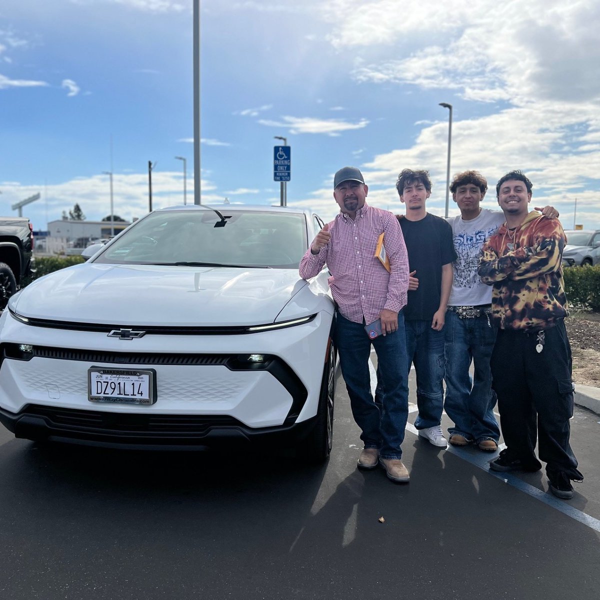 Congrats Luis on your 2025 Chevy Equinox EV. Purchased through the Valley CAN program! Thinking of going electric? We're here to help at 4501 Wible Road. #EV #Electricvehicles